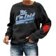 thumbnail image 1 of Blusa de manga larga con estampado de cuello redondo para mujer Pompotops gfhjh17359, 1 of 6