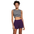 thumbnail image 5 of BALEAF Womens Shorts 5 Inches Quick Dry Running Gym Workout Active Wear with Zipper Pocket Purple S, 5 of 6