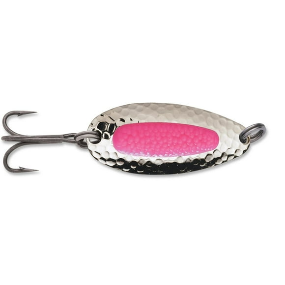 Blue Fox Pixee Spoon 1/2 oz., Nickel Plated/Flo. Red Insert