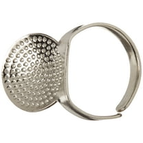 Adjustable Thimble with Metal Plate from Clover Needlecraft