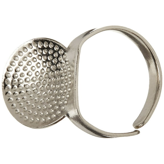 Adjustable Thimble with Metal Plate from Clover Needlecraft