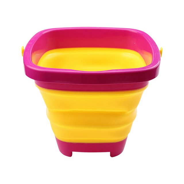 Silicone Buckets Bucket Kids Sand Foldable Water Sandbox Square Party Oldable Collapsible Bucket Bucket Beach Travel Shovels Pail Bucket Toys Summer Outdoor Toys