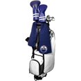 thumbnail image 2 of Navy Edmonton Oilers 16'' x 40'' Microfiber Golf Towel, 2 of 2