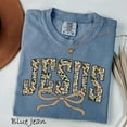 thumbnail image 4 of "Christian 'JESUS' Camo T-Shirt – Rustic Faith Graphic Tee with Bow Design for Outdoor and Everyday Wear", 4 of 6