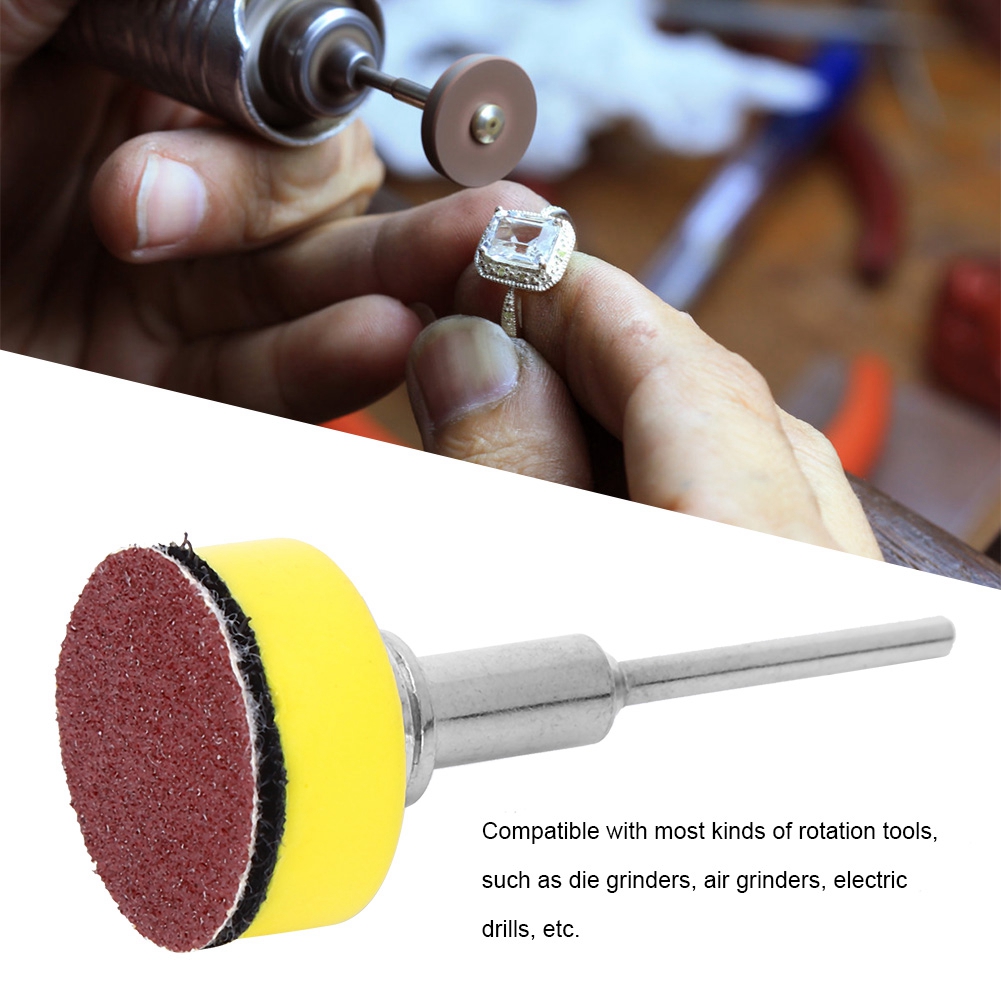 Sonew Round Sandpaper,1 inch Flocking Sandpaper Sheet 25mm Disc