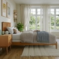 thumbnail image 3 of Madison Twin XL Solid Wood Foundation Bed in Light Toffee, 3 of 13