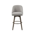 thumbnail image 2 of Pearce Bar Stool with Swivel Seat, INCLAKE Counter Height Swivel Barstool,42.5"Seat Height Upholstered Bar Stool-Gray, 2 of 7