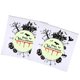 thumbnail image 2 of 1 juego de pegatinas fluorescentes de dibujos animados para decoraciones de Halloween Allinless Decoración familiar universal, 2 of 2