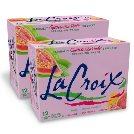 LaCroix Sparkling Water Guava Sao Paulo