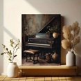 thumbnail image 6 of UXIEQU Vintage Grand Piano Canvas Wall Art Print 15.75x11.81 Inches, 6 of 8