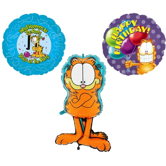 C & S Party Supply Decoration Mylar Balloons, Mylar Party, 3 Count