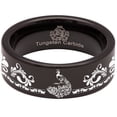 thumbnail image 5 of Peacock Tungsten Carbide Ring, 5 of 9