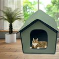 thumbnail image 5 of Nature's Nook: Waterproof Outdoor Shelter, Heated Pad For Cozy Comfort, Foldable Design For Easy Cleaning, Suitable For Pets Like Samoyed, Shepherd, Labrador, Golden Retriever,, 5 of 5