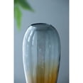 thumbnail image 7 of A&B Home Lourdes Hand-Made Ombre Glass Vase - 8.5"Dia. x 19.5"H - Amber/Black, 7 of 7