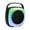 Black, variant on 6.5" Portable Mini Bluetooth Speaker Sports Stereo Lightweight Desktop RGB Lights TWS FM USB Purple