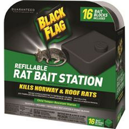 UPC 891549110578 product image for Black Flag Rat Bait Station 16 Baits  100518210 | upcitemdb.com