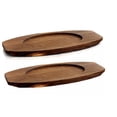 thumbnail image 5 of Bruntmor Oval Mini Cast Iron Sizzler Plates Skillet Set Of 4, 5 of 5