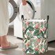 thumbnail image 5 of Balery Palm Trees and Tropical Cesta de ropa redonda con asas, impermeable, independiente, para ropa, juguetes, dormitorio y familia-Small, 5 of 6
