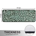 thumbnail image 5 of Kitchen Rugs Sets Of 2,Green and Dark Green Giraffe Pattern Anti Fatigue Kitchen Mat Rugs Non Slip Washable,Decorative Kitchen Floor Mats for Kitchen,Sink,Laundry,17"x47"+17"x47", 5 of 5