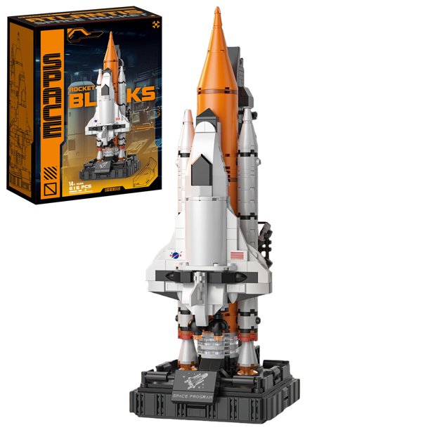 Bloques de construcción APENGBAOL Transbordador espacial 616 piezas 23 cm