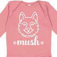 thumbnail image 4 of Inktastic Husky Sled Dog Mush Boys or Girls Long Sleeve Baby Bodysuit, 4 of 5