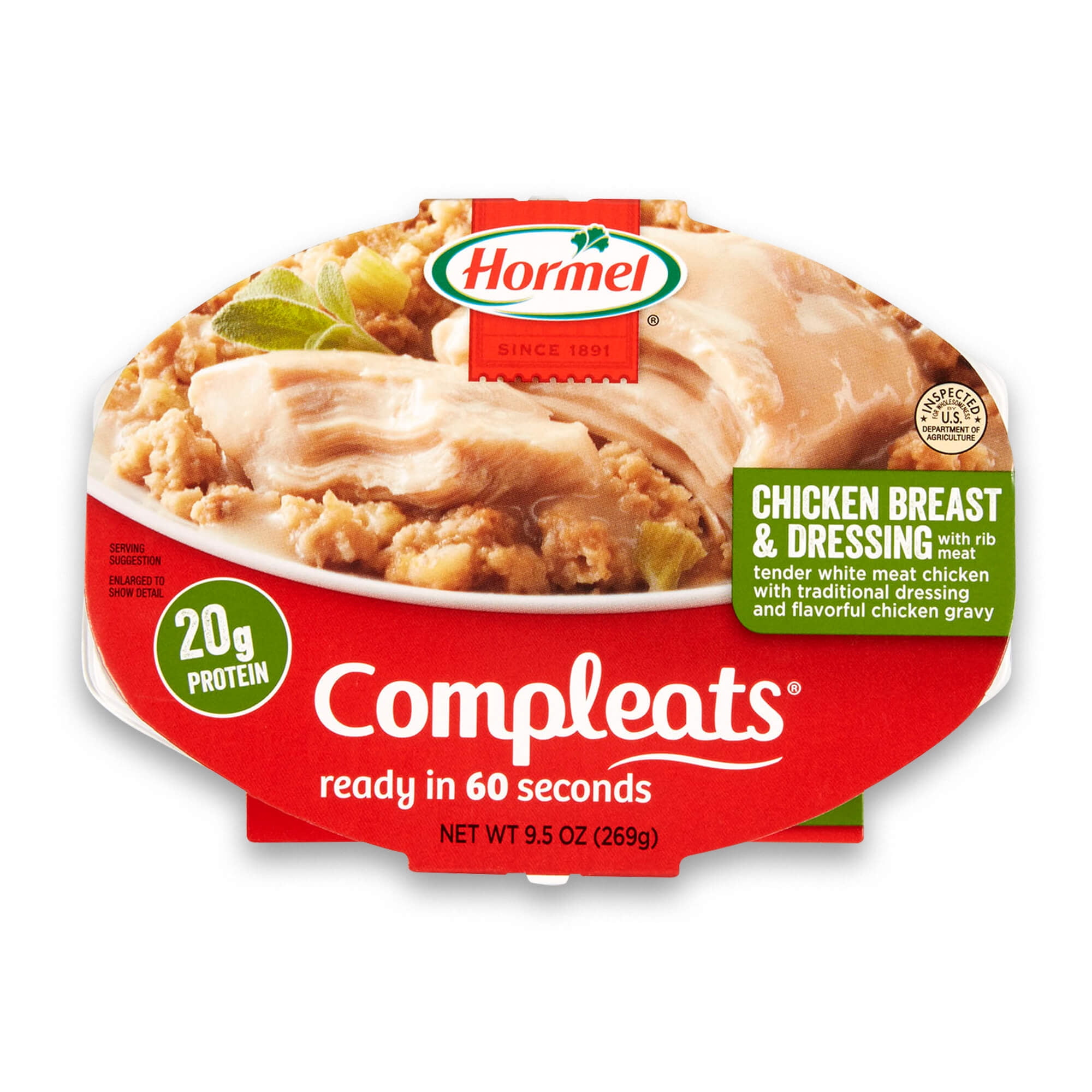 HORMEL COMPLEATS Chicken & Dressing, 9.5 oz
