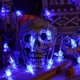 thumbnail image 2 of 1pc Blue Spider Decoration Lights, Battery Operated,10 LED String Lights,4.92Ft String Lights Decorative For Bedroom Party Home Room Garden Hallowmas Decorations(Blue) Without Battery, 2 of 4
