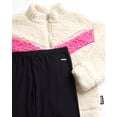 thumbnail image 5 of RBX Girls Legging Set - 2 Piece Quarter Zip Sherpa Pullover Sweatshirt & Kids Yoga Pants (7-16), 5 of 7