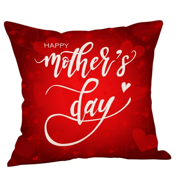 Led Lights Usb Led Light Happy Mother'S Day Pillow Case Sofa Bed Home Decoration Festival Cushion Cover