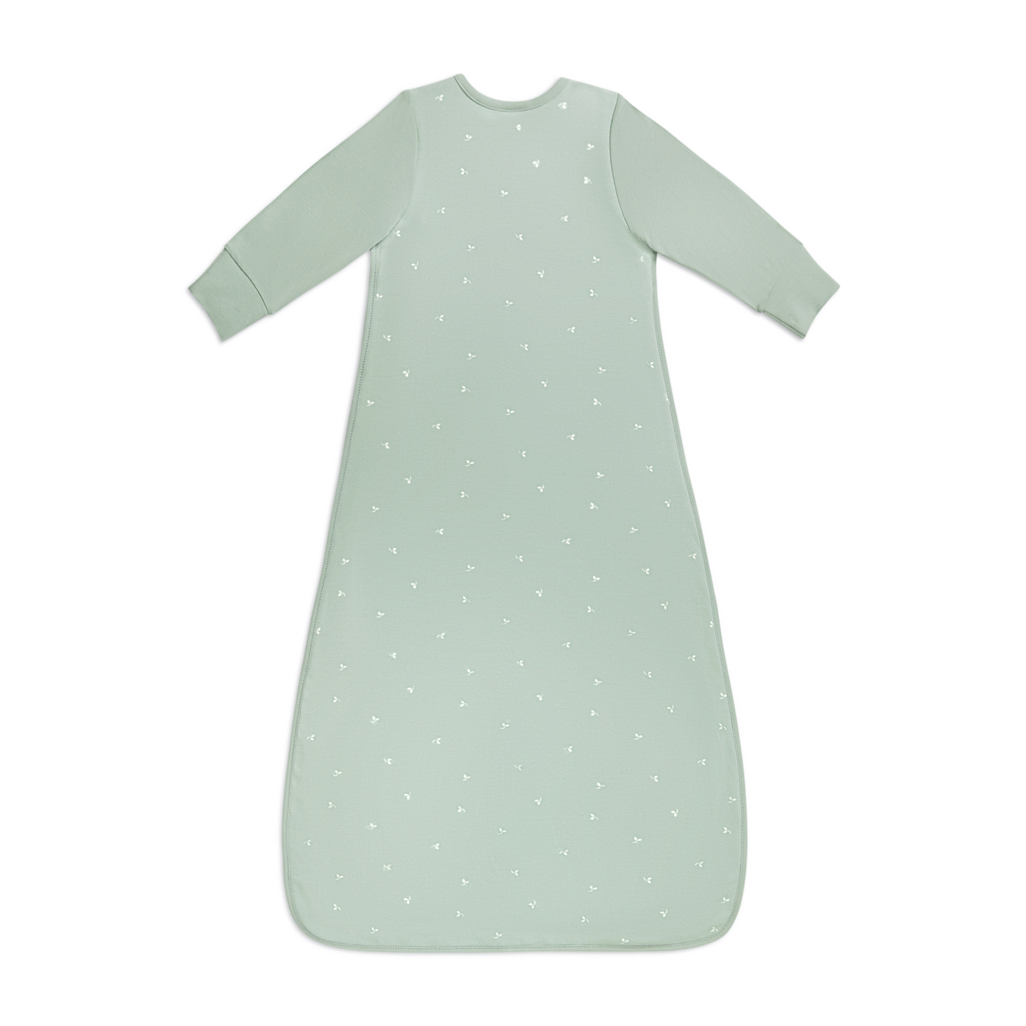 Love to Dream Long Sleeve Sleep Bag Wearable Blanket Organic Cotton Fleece 1.5 TOG, 6-18M Olive Twigs
