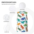 thumbnail image 3 of Honeii Colorful Dinosaur print basktball shirt for men and women, Unisex basketball jersey for Theme party-Large, 3 of 6