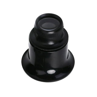 Besufy 40X LED Magnifier Loupe Illuminated Lighting Jewelry Coin Stamp  Identification