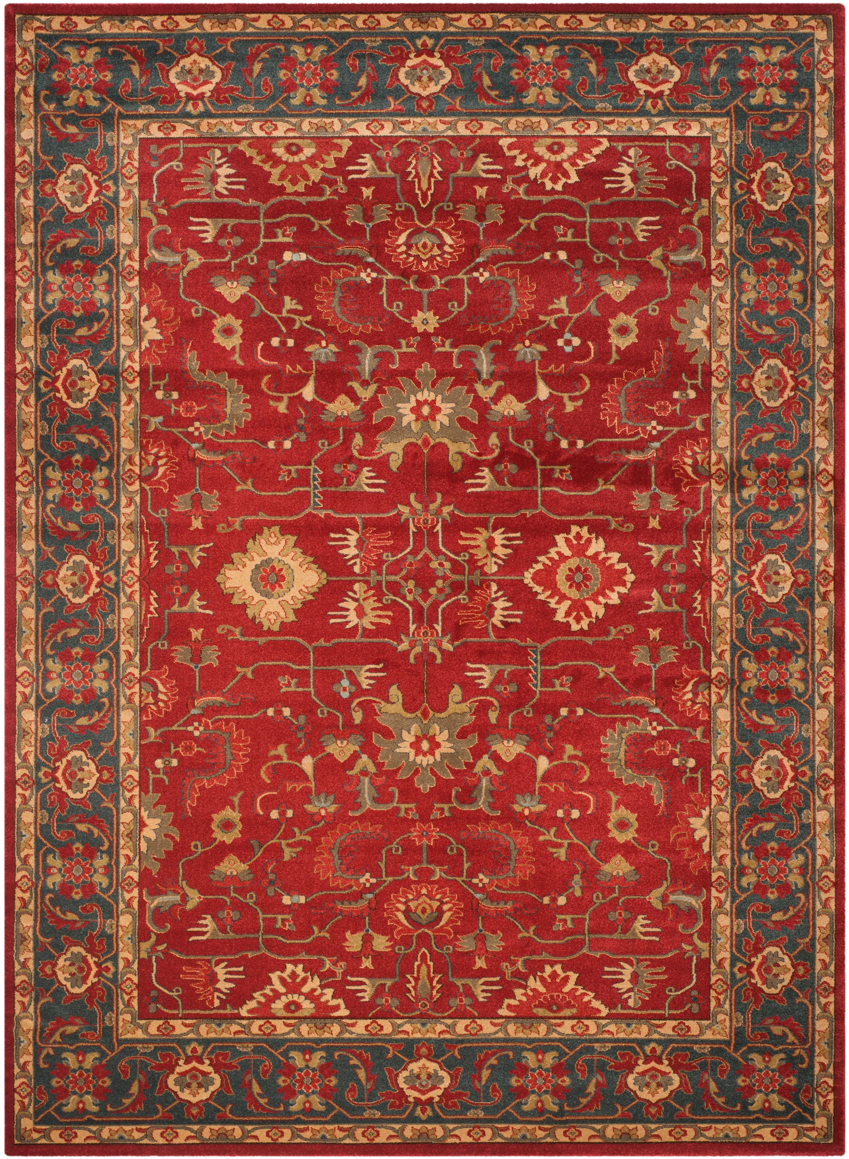 SAFAVIEH Mahal Bentley Oriental Area Rug, Red/Navy, 8' x 10'