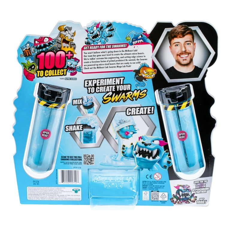 MrBeast Lab Swarms Lab 12 Pack, 1 Inch MrBeast Themed Swarms