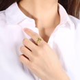thumbnail image 2 of Just Breathe Ring For Women, Adjustable Stainless Steel Spiral Wrap Twist Vintage Healing Rings To My Daughter/Best Friend Inspirational Gifts Jewelry, 2 of 7