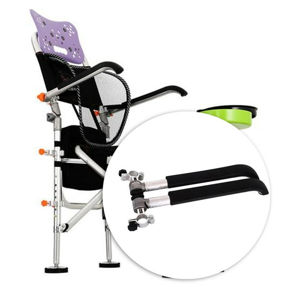 Reemplazo de reposabrazos de silla de pesca, repuestos duraderos informales, reposabrazos para senderismo Ajustable Cola Reposabrazos de pesca