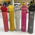 thumbnail image 2 of Sparkling Rhinestoned Microphone Protector Sleeve Mic Protective Cover Housing for 90% of Handheld Mics, 2 of 12
