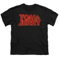 thumbnail image 2 of Tom And Jerry Movie Movie Logo Kids T Shirt (Small) for Youth Toddler Boys and Girls, Black, 2 of 5