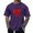 Purple, variant on Wavsuf Graphic T Shirts Men Tees Short Sleeve Round Neck T Shirt Pink Size 2XL