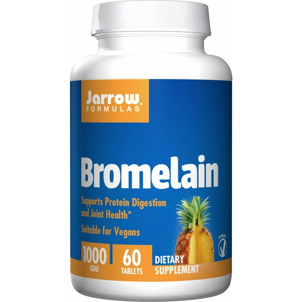 Jarrow Formulas Bromelain, Supports Protein Digestion and Joint Health, 1000 GDU, 60 EasySolv