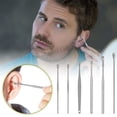 thumbnail image 1 of Portable Ear Set 6 Piece Ear Spoons Kit For Adults Spiral Spring Design, 1 of 6