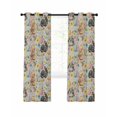 thumbnail image 7 of Happy Easter Blackout Curtains for Bedroom, Spring Watercolor Rabbits Eggs Flower Beige Thermal Insulated Kitchen Drapes with Grommets, Light Blocking Window Treatment, 2 Panels 52" x 84", 7 of 7