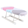 thumbnail image 4 of Mini Sleeve Ironing Board, Foldable Tabletop Ironing Accessory for Home - Thickened Heat-Resistant Cotton Pad, Z/H-Shaped Safety Bracket, Non-Slip PP Feet, Compact Size 10.2x4.3x3.5in, Geometric, 4 of 6