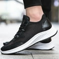 thumbnail image 6 of TIREOW Womens Orthopedic Bowling Shoes Soft Soles Light-Weight Breathable Mesh Athletic Slip on Fashion Sneakers Lace Up Vintage Flat Walking Four Seasons Shoes, 6 of 6