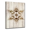 thumbnail image 2 of Crafted Creations Brown and Beige Star of David VII Rectangular Wall Art Decor 30" x 20", 2 of 3