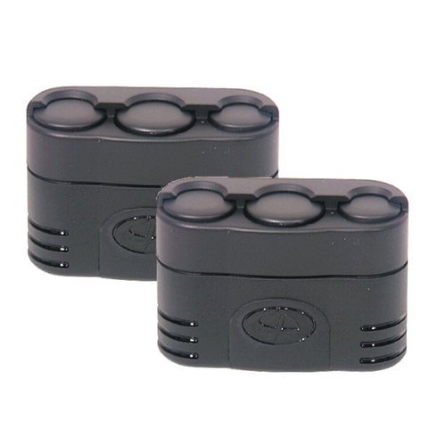 Custom Accessories 3 Slot Compact Coin Holder 91116 For Cars and Home (2 Pack)