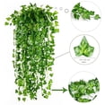 thumbnail image 4 of 12Pcs Artificial Ivy Vine Hanging Garland False Leaf Vine Family Garden Wedding Walk11279, 4 of 7