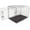 30"Lx19"Wx21"H, variant on Durable, Foldable Metal Wire Dog Crate with Tray, Single Door, 30 x 19 x 21 Inches, Black