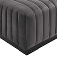 thumbnail image 3 of Conjure Channel Tufted Performance Velvet Ottoman, 3 of 5
