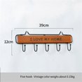 thumbnail image 5 of Coat Rack Wall Mounted,5 Coat Hooks for Hanging Coats,Wall Coat Rack with Hooks Coat Hanger Wall Mount for Clothes C, 5 of 5